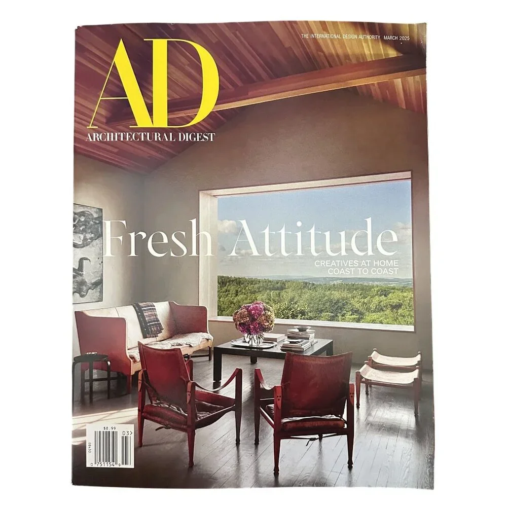 Architectural Digest Magazine March 2025 Fresh Attitude Creatives at Home Coast